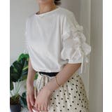 異素材袖フリルトップス【接触冷感】 | CORNERS  | 詳細画像7 