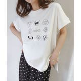 オフホワイト | DOGGIEプリントTシャツ | CORNERS