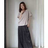ドライタッチピグメント加工ラッフルスリーブTシャツ | CORNERS | 詳細画像4