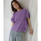 ドライタッチピグメント加工ラッフルスリーブTシャツ | CORNERS | 詳細画像19