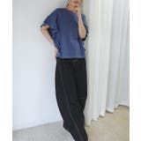 ドライタッチピグメント加工ラッフルスリーブTシャツ | CORNERS | 詳細画像20