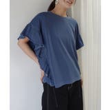 ドライタッチピグメント加工ラッフルスリーブTシャツ | CORNERS | 詳細画像21