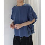 ドライタッチピグメント加工ラッフルスリーブTシャツ | CORNERS | 詳細画像22