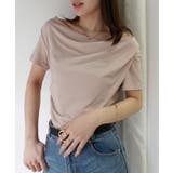ピンク | ドレープ半袖Tシャツ | CORNERS 