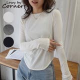 ラウンドヘムリブトップス | CORNERS | 詳細画像1