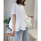 【機能素材】ペプラムフレアTシャツ【接触冷感】【UV加工】【吸水速乾】 | CORNERS  | 詳細画像13 