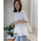 【機能素材】ペプラムフレアTシャツ【接触冷感】【UV加工】【吸水速乾】 | CORNERS  | 詳細画像3 
