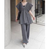 シャーリングチュニック【セットアップ可能】 | CORNERS  | 詳細画像2 