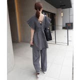 シャーリングチュニック【セットアップ可能】 | CORNERS  | 詳細画像1 