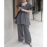 シャーリングチュニック【セットアップ可能】 | CORNERS  | 詳細画像4 