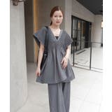 シャーリングチュニック【セットアップ可能】 | CORNERS  | 詳細画像6 