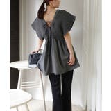 シャーリングチュニック【セットアップ可能】 | CORNERS  | 詳細画像7 