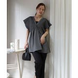 シャーリングチュニック【セットアップ可能】 | CORNERS  | 詳細画像9 