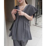 シャーリングチュニック【セットアップ可能】 | CORNERS  | 詳細画像10 