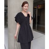 シャーリングチュニック【セットアップ可能】 | CORNERS  | 詳細画像11 