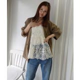 オーガンジーレース刺繍キャミソール | CORNERS  | 詳細画像1 