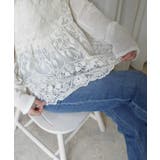 オーガンジーレース刺繍キャミソール | CORNERS  | 詳細画像4 