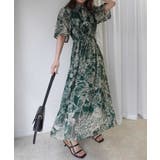 線画フラワー柄シャツワンピース | CORNERS | 詳細画像6
