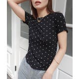 ドット柄コンパクトTシャツ | CORNERS  | 詳細画像4 