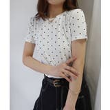 ドット柄コンパクトTシャツ | CORNERS  | 詳細画像6 