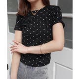 ドット柄コンパクトTシャツ | CORNERS  | 詳細画像9 