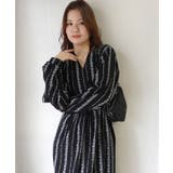 花柄ストライプコーデュロイワンピース | CORNERS | 詳細画像15