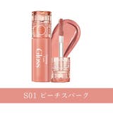S01 ピーチスパークル | 【 ロムアンド正規代理店】グラスティングカラーグロスミニ | COSME Re:MAKE