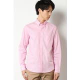 ピンク | GP コードストライプボタンダウンシャツ | ikka 