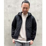 ブラック | sorona(R) コンビ中綿ジップパーカー | ikka