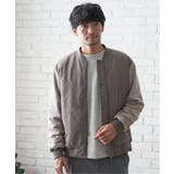 ベージュ | sorona(R)コンビ中綿ブルゾン | ikka