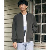 グレイ | 【撥水】Teflon(R)ストレッチブルゾン | ikka 