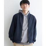 イージーケアリネンライクブルゾン | ikka | 詳細画像7