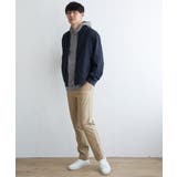 イージーケアリネンライクブルゾン | ikka | 詳細画像9