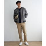 イージーケアリネンライクブルゾン | ikka | 詳細画像10