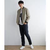 イージーケアリネンライクブルゾン | ikka | 詳細画像13