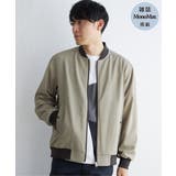 ベージュ | イージーケアリネンライクブルゾン | ikka