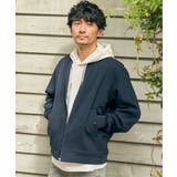 イージーケアリネンライクブルゾン | ikka | 詳細画像3