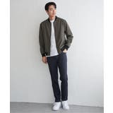 撥水メランジリブブルゾン | ikka | 詳細画像7