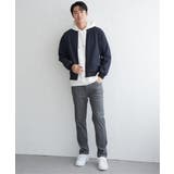 撥水メランジリブブルゾン | ikka | 詳細画像11