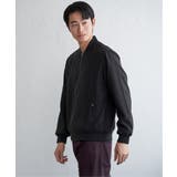 撥水メランジリブブルゾン | ikka | 詳細画像12