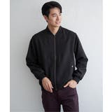 撥水メランジリブブルゾン | ikka | 詳細画像14