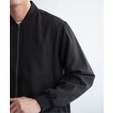 撥水メランジリブブルゾン | ikka | 詳細画像16