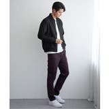 撥水メランジリブブルゾン | ikka | 詳細画像3