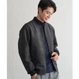 ブラック | 【親子コーデ】フェイクスウェードブルゾン | ikka 