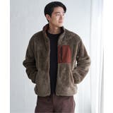 ブリック | 【2WAY】リバーシブルナイロンフリースブルゾン | ikka 