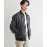 グレー | 2wayライナー付きリブブルゾン | ikka 