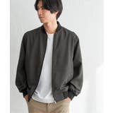 イージーケアリネンライクブルゾン【親子コーデ】 | ikka | 詳細画像2