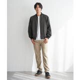 イージーケアリネンライクブルゾン【親子コーデ】 | ikka | 詳細画像4