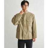 ベージュ | ユーティリティスタンドブルゾン | ikka 
