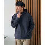 撥水メランジ ジップマウンテンパーカー【親子コーデ】 | ikka  | 詳細画像7 